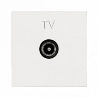 Розетка TV ZENIT, одиночная, альпийский белый |  код. N2250.7 BL |  ABB
